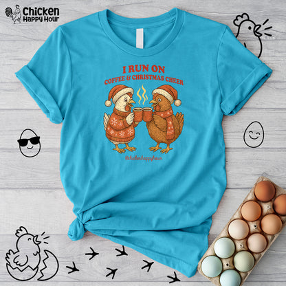 I Run on Coffee & Christmas Cheer Unisex Tee