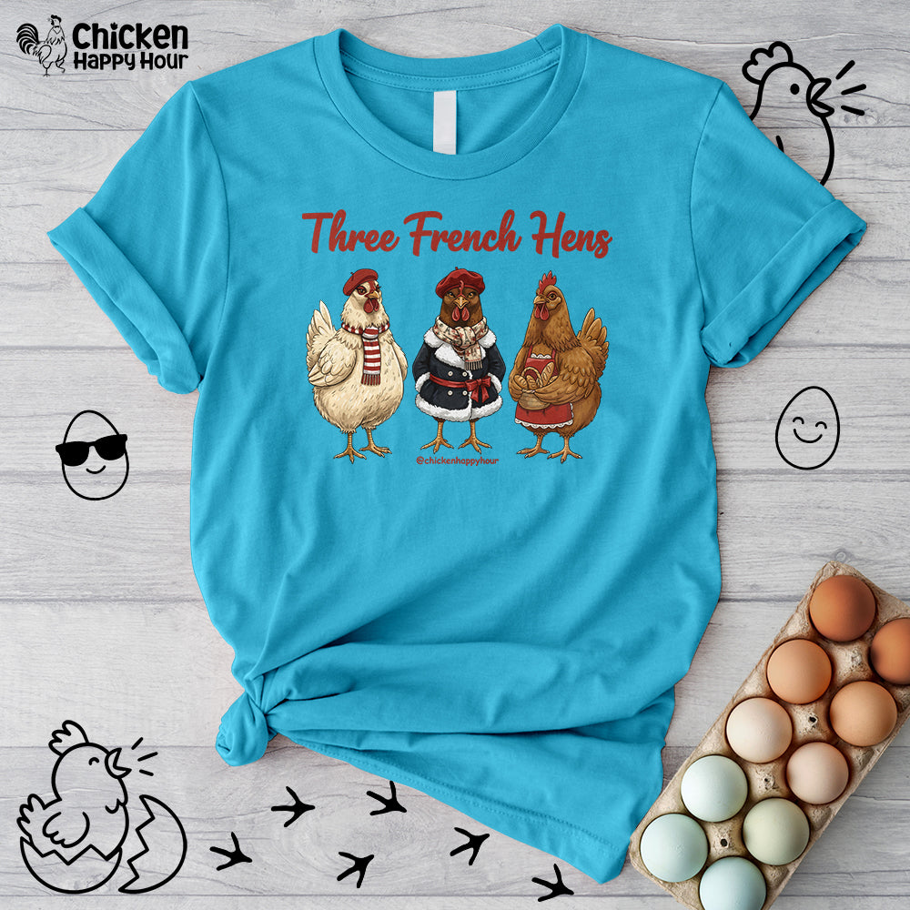 Three French Hens Unisex Tee