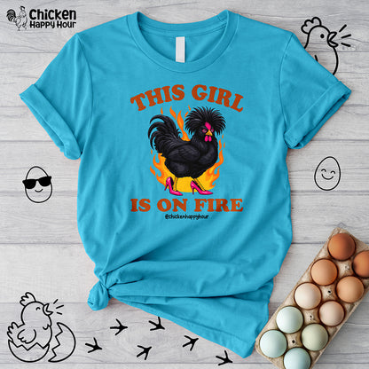 This Girl Is on Fire Unisex Tee