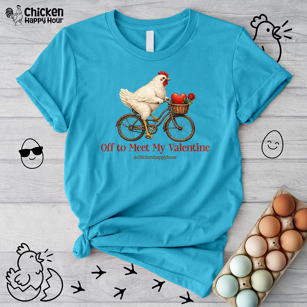 Off to Meet My Valentine Unisex Tee