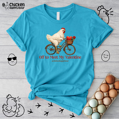 Off to Meet My Valentine Unisex Tee