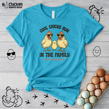 Cool Chicks Run in the Family Unisex Tee