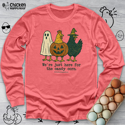 We're Just Here For the Candy Corn Long Sleeve