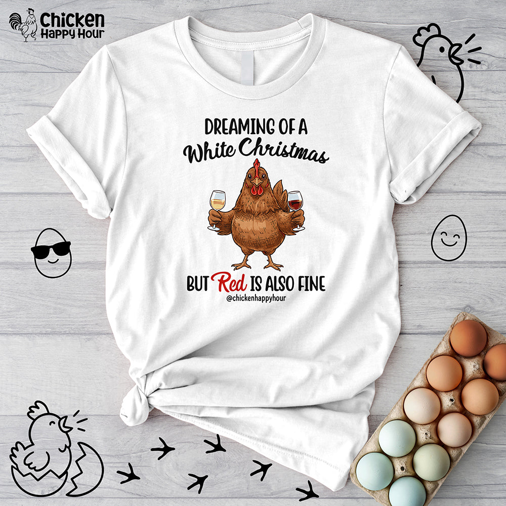 Dreaming of a White Christmas Unisex Tee