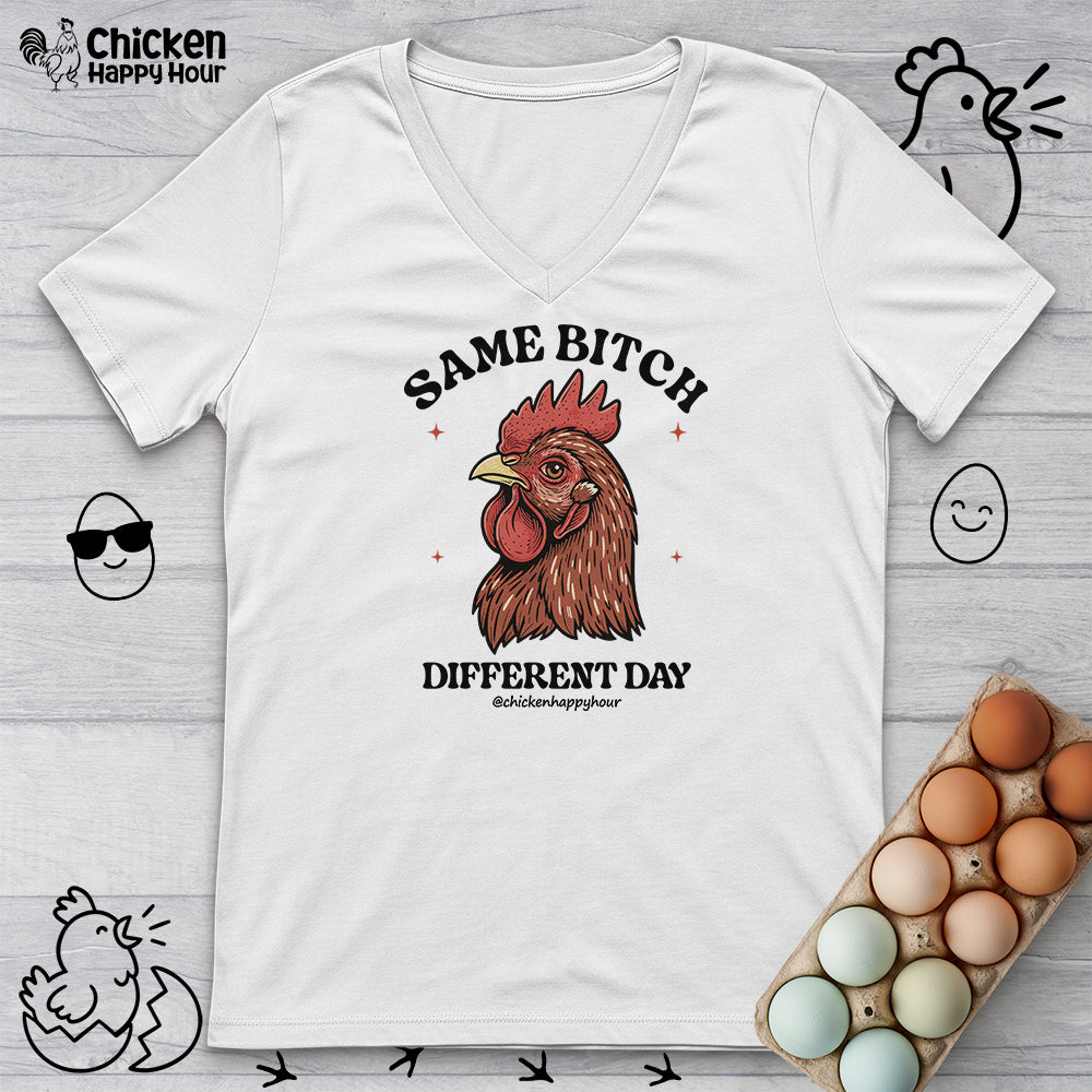 Same Bitch V-Neck Tee