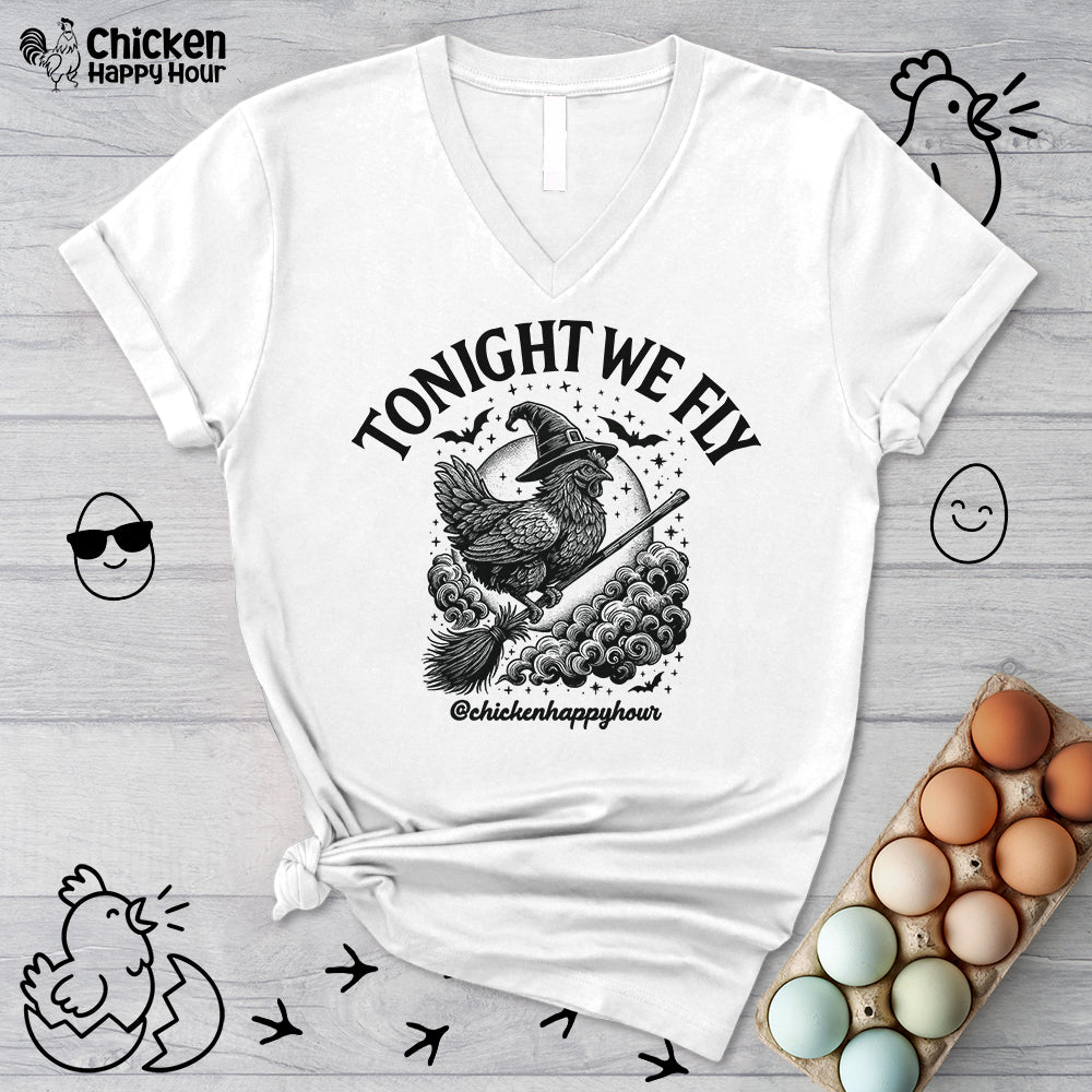 Tonight We Fly 2 V-Neck Tee