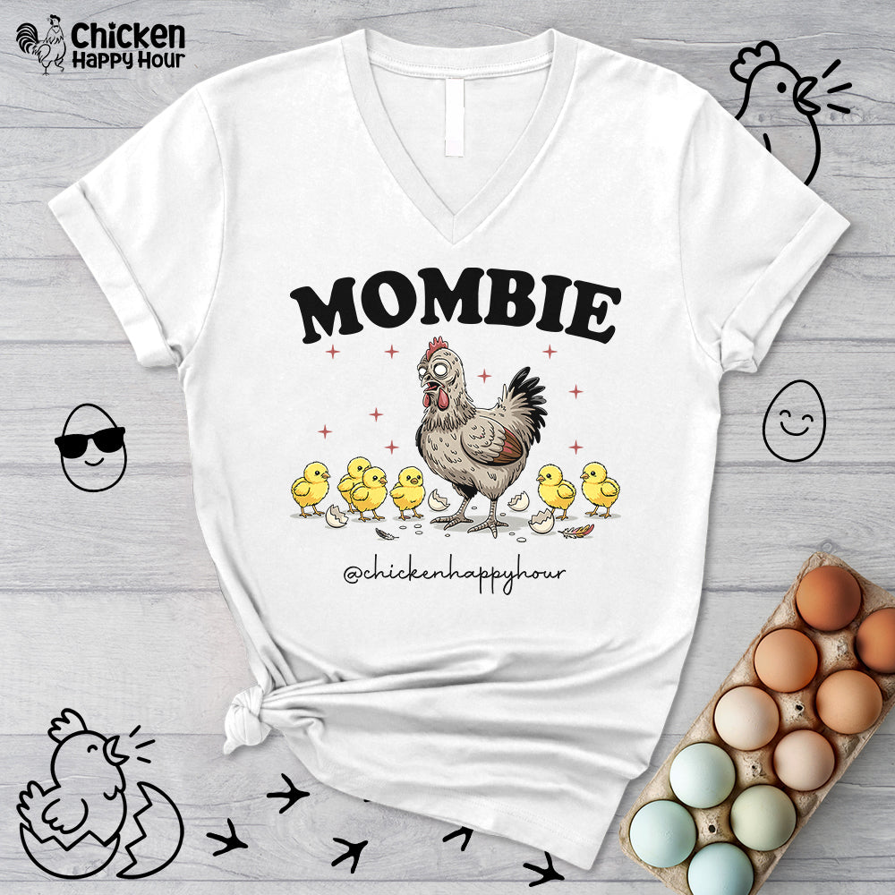 Mombie V-Neck Tee