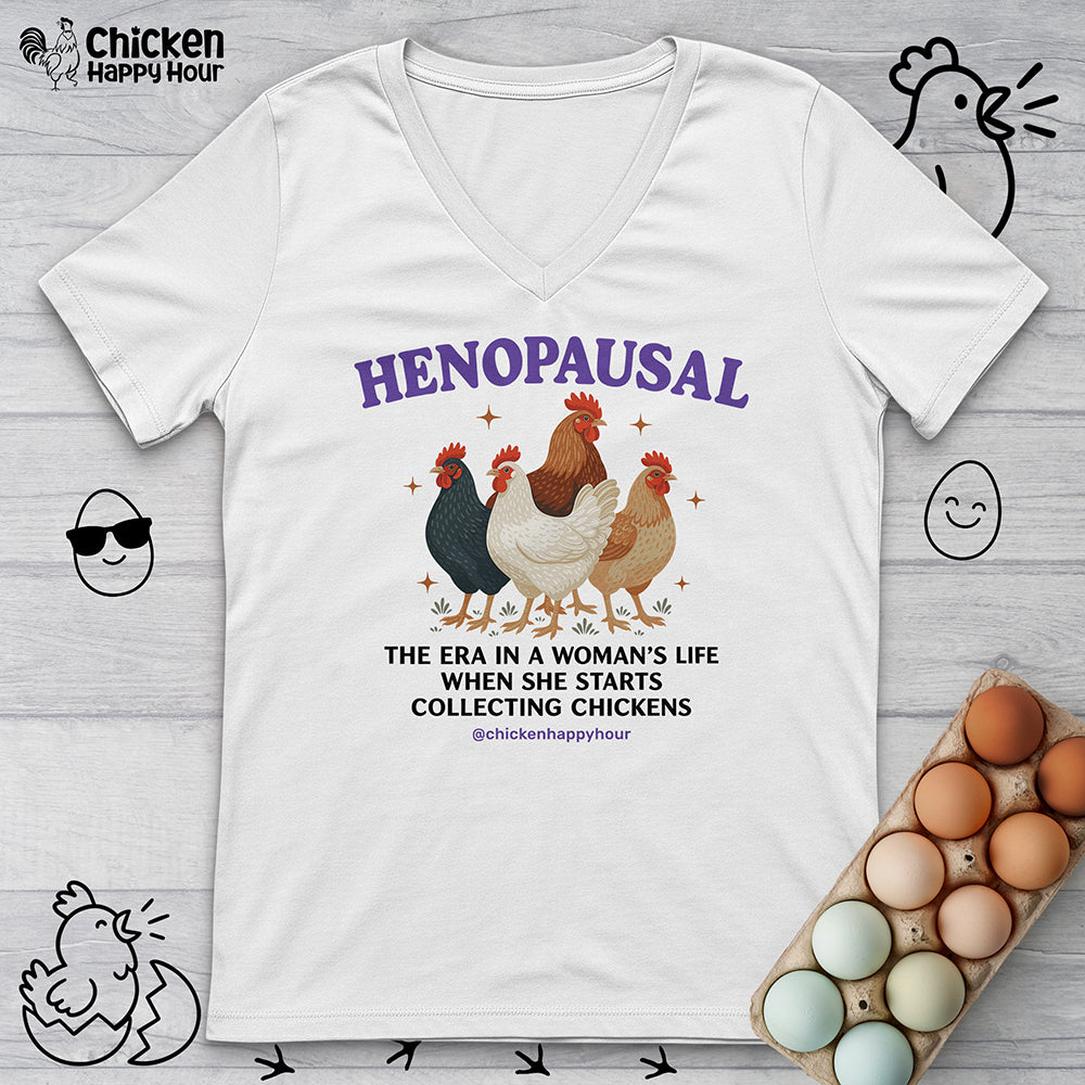 Henopausal V-Neck Tee