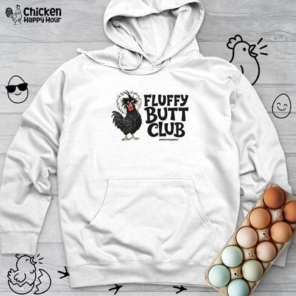 Fluffy Butt Club Hooded Sweatshirt