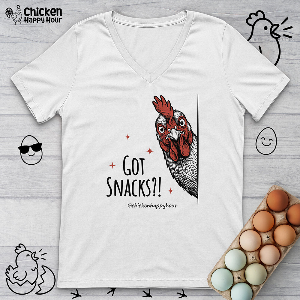 Got Snacks V-Neck Tee