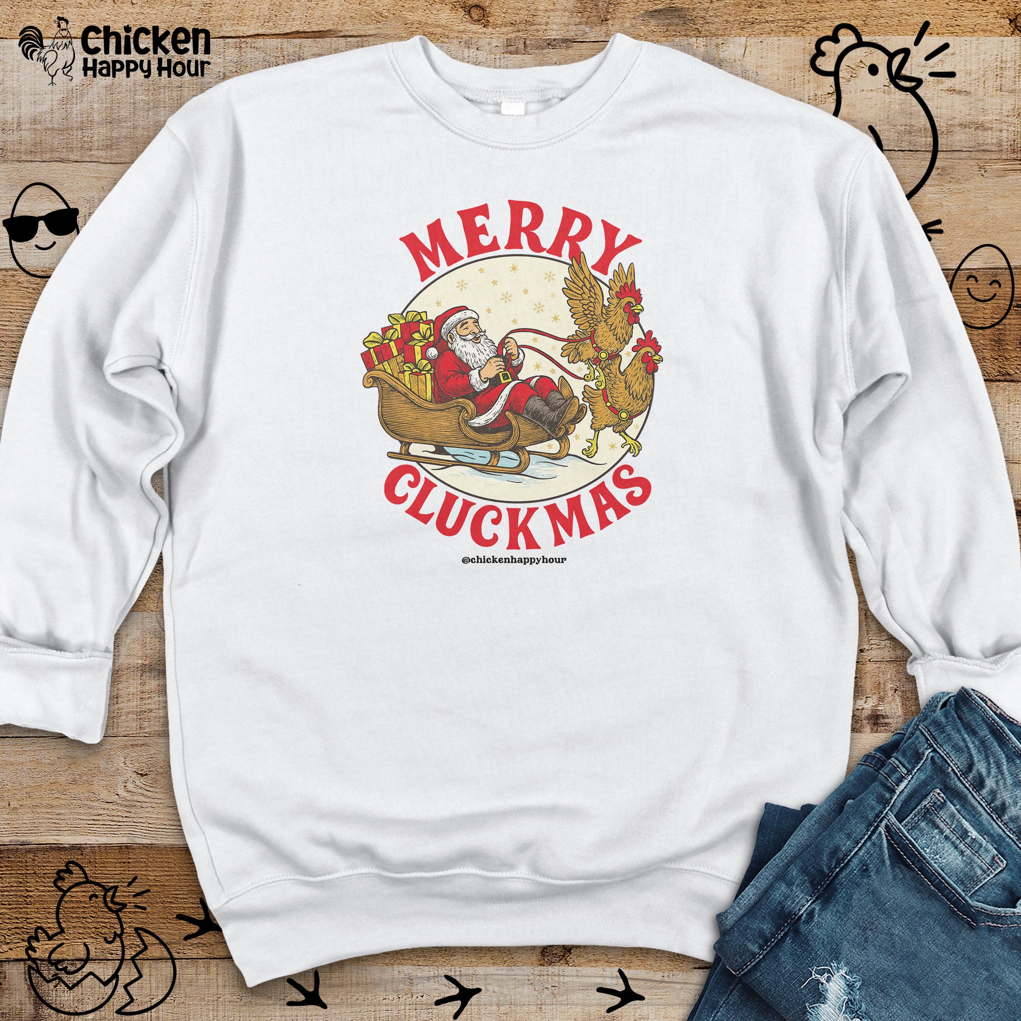 Merry Cluckmus Sweatshirt