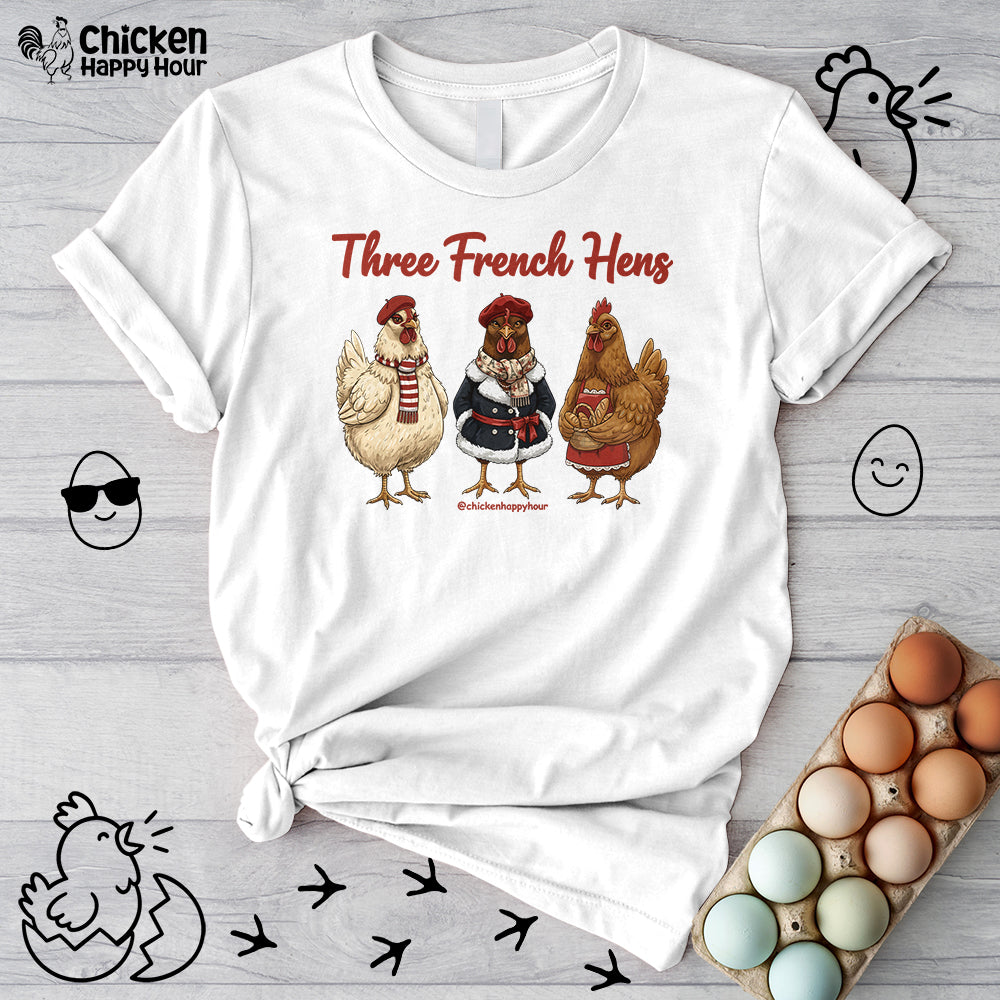 Three French Hens Unisex Tee