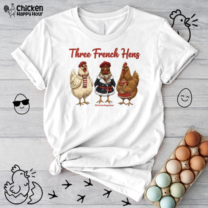 Three French Hens Unisex Tee