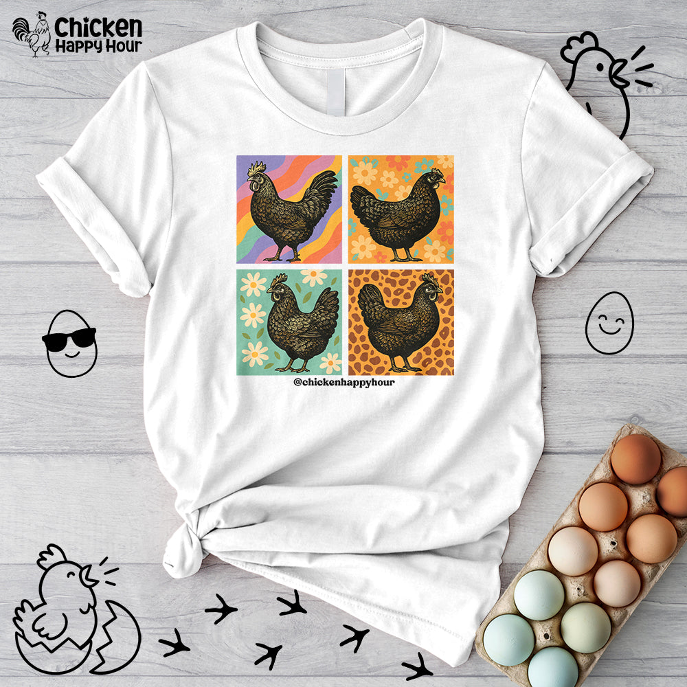 Retro Chicken Unisex Tee