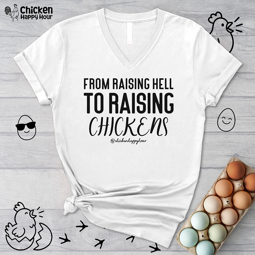 Raising Hell V-Neck Tee