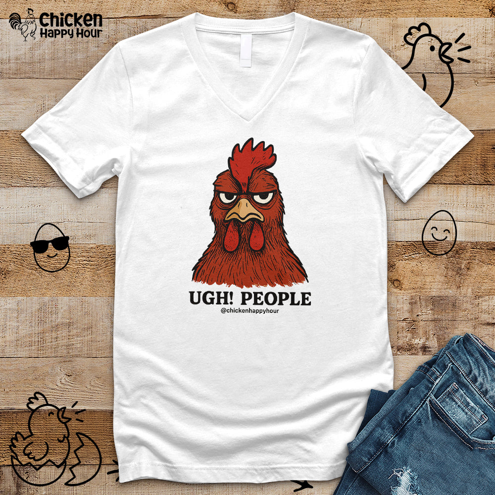 Ugh! People V-Neck Tee