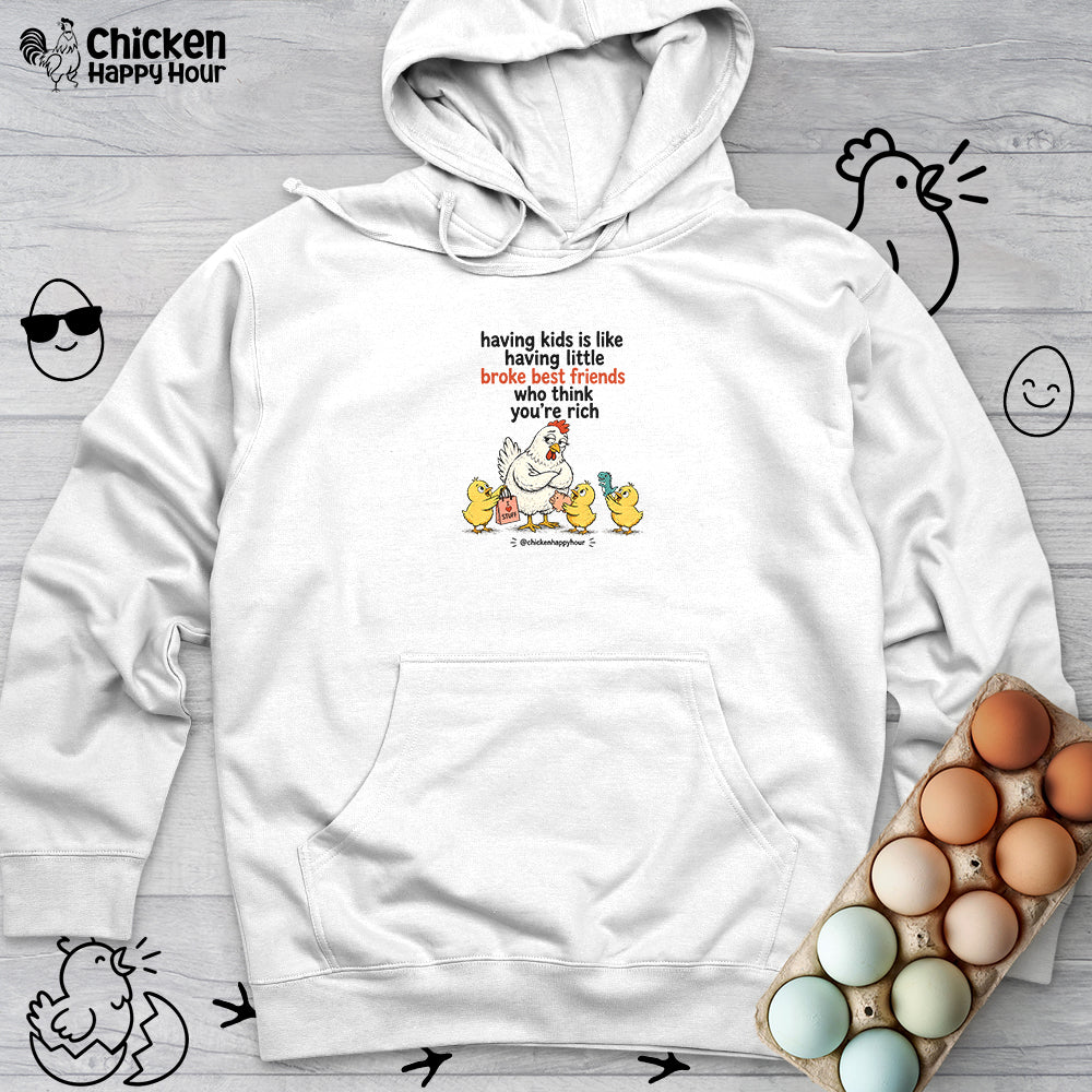 Having Kids Hooded Sweatshirt