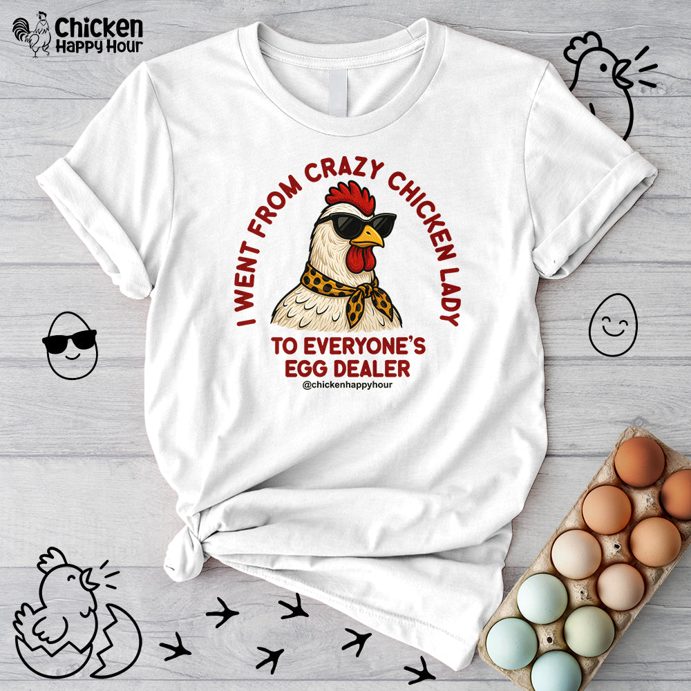 Went From Crazy Chicken Lady Unisex Tee