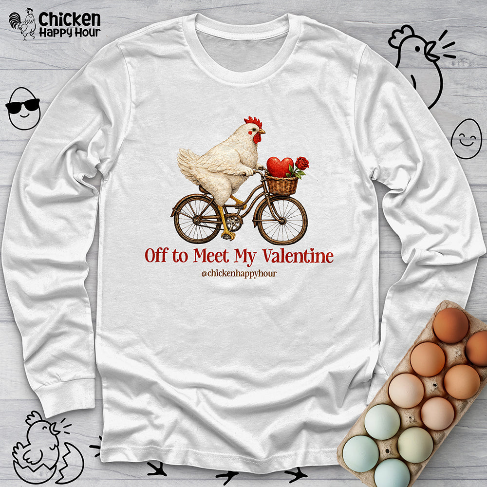 Off to Meet My Valentine Long Sleeve
