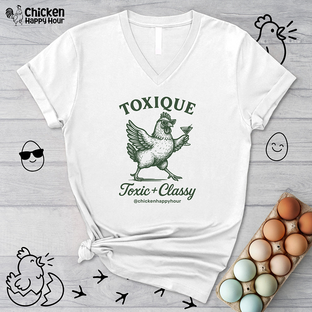 Toxique V-Neck Tee