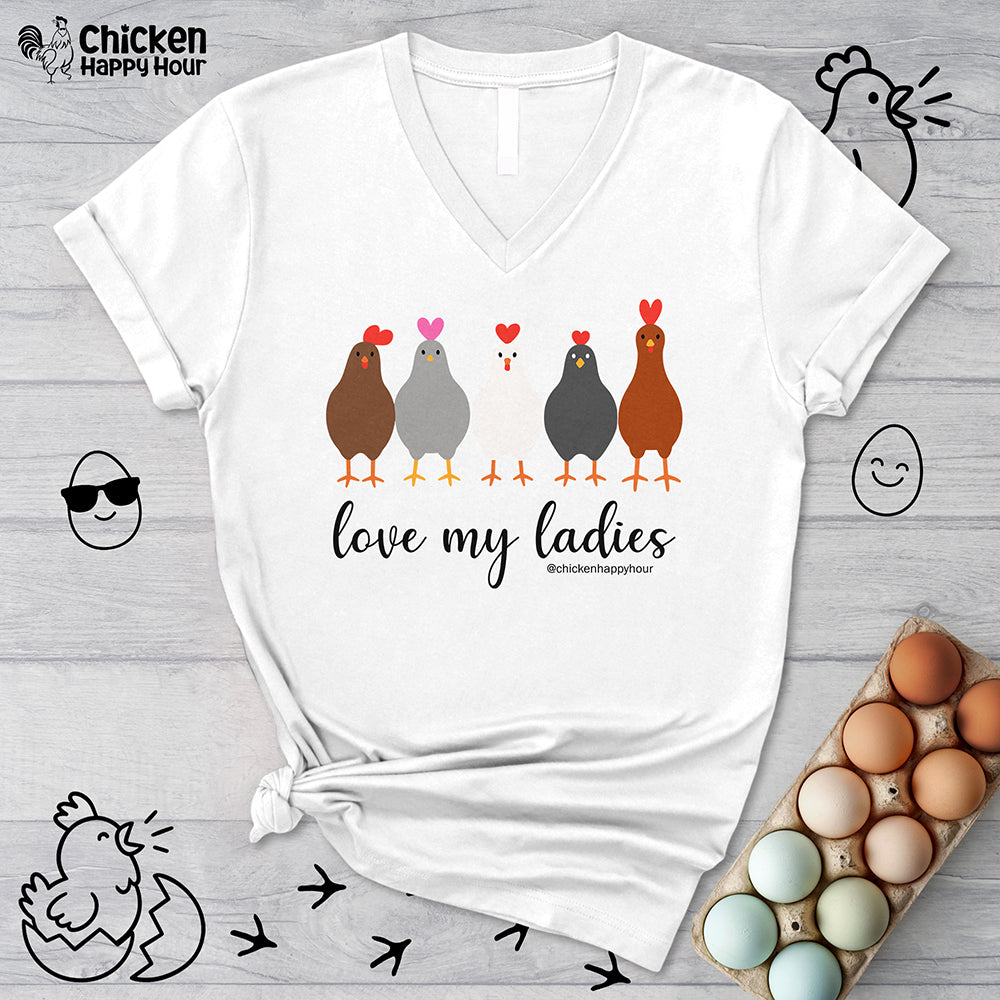 Love My Ladies V-Neck Tee