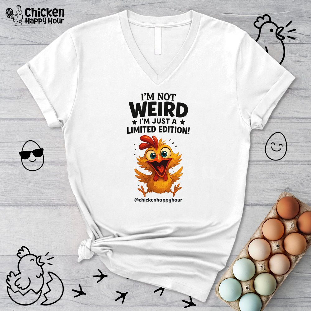 I Am Not Weird V-Neck Tee