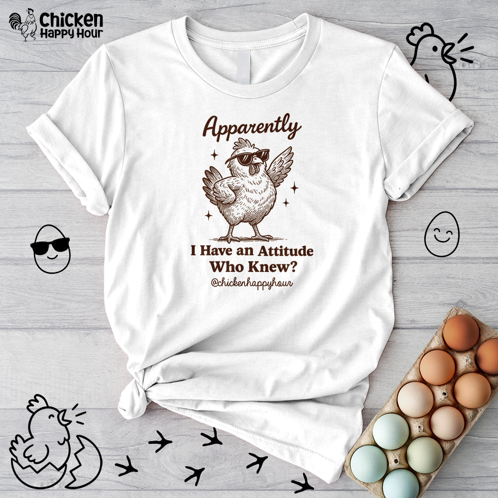 Apparently I Have Attitude Unisex Tee