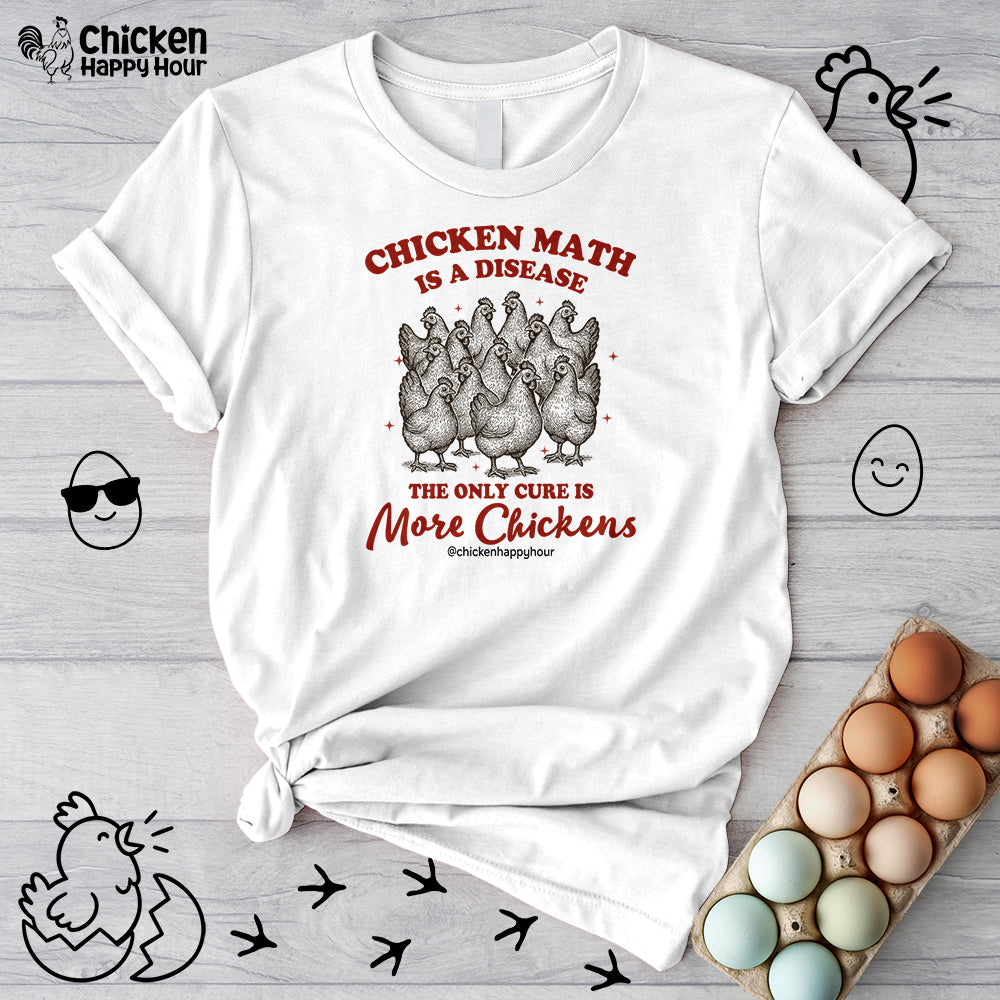 Chicken Math is a Disease Unisex Tee