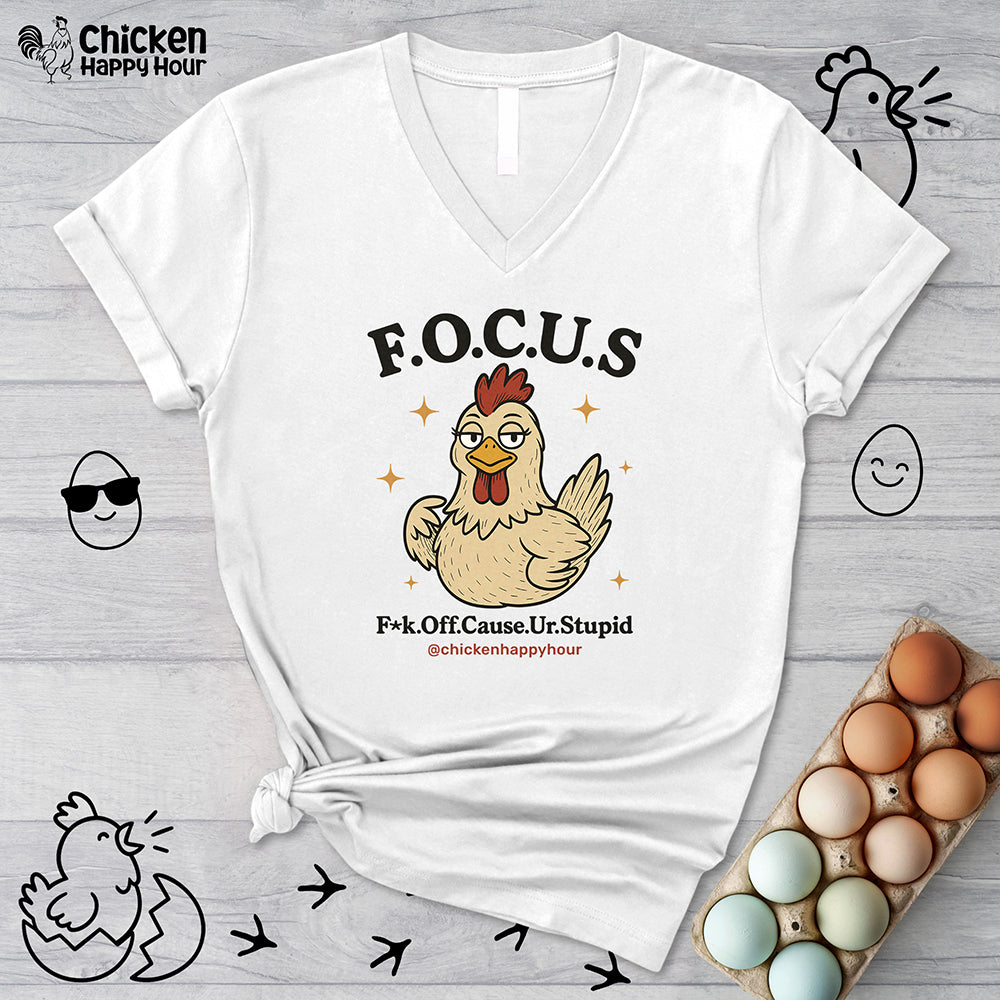 FOCUS V-Neck Tee