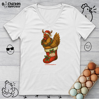Merry Christmas V-Neck Tee