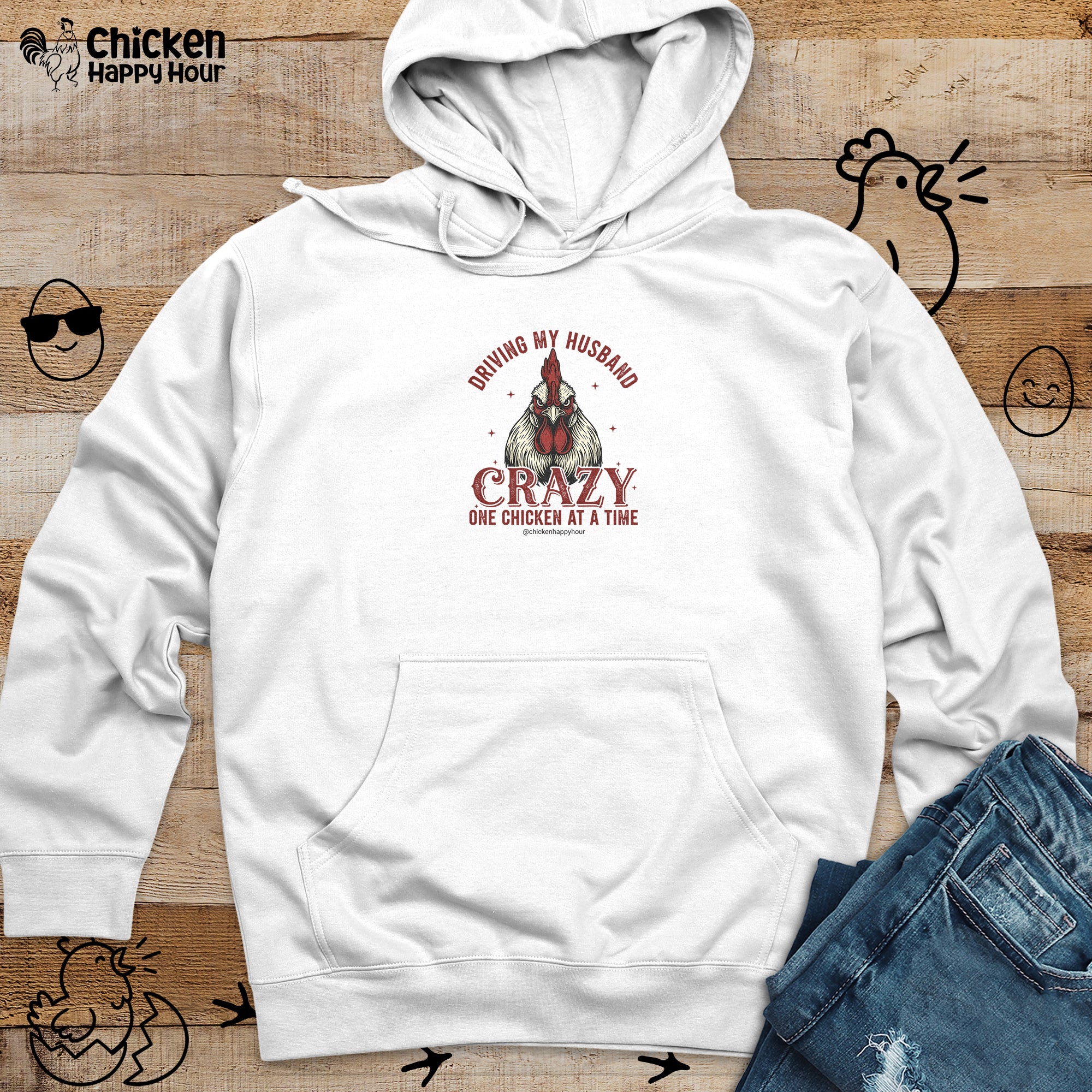 Driving My Husband Hooded Sweatshirt