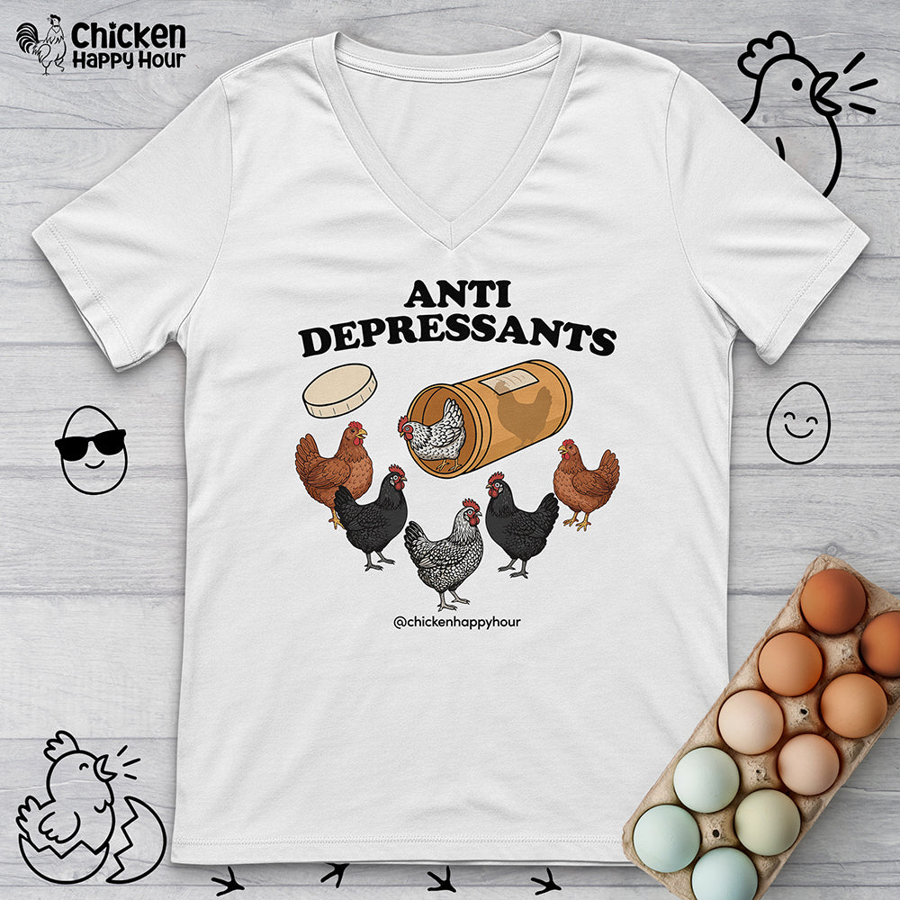 Anti Depressants V-Neck Tee
