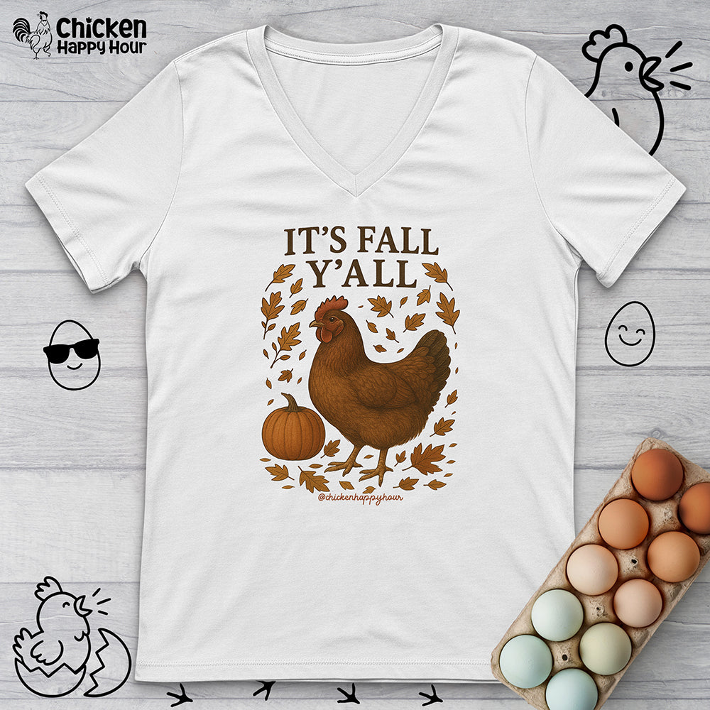 It's fall Y'all V-Neck Tee