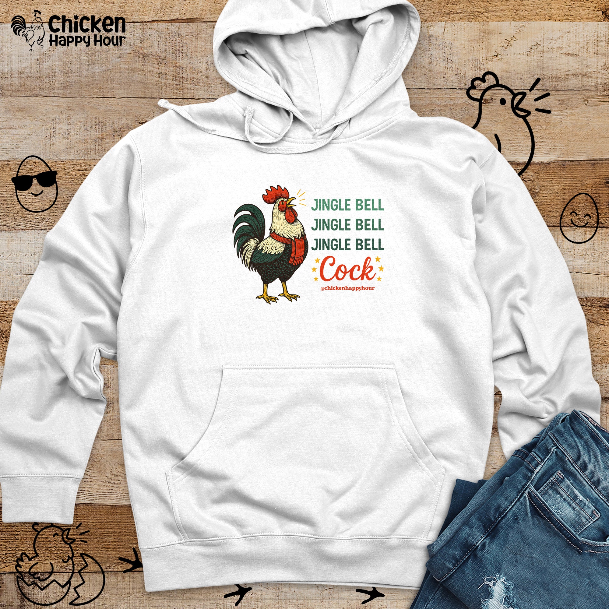 Jingle Bell Hooded Sweatshirt