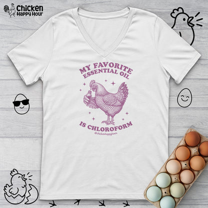 My favorite Essential Oil is Chloroform V-Neck Tee
