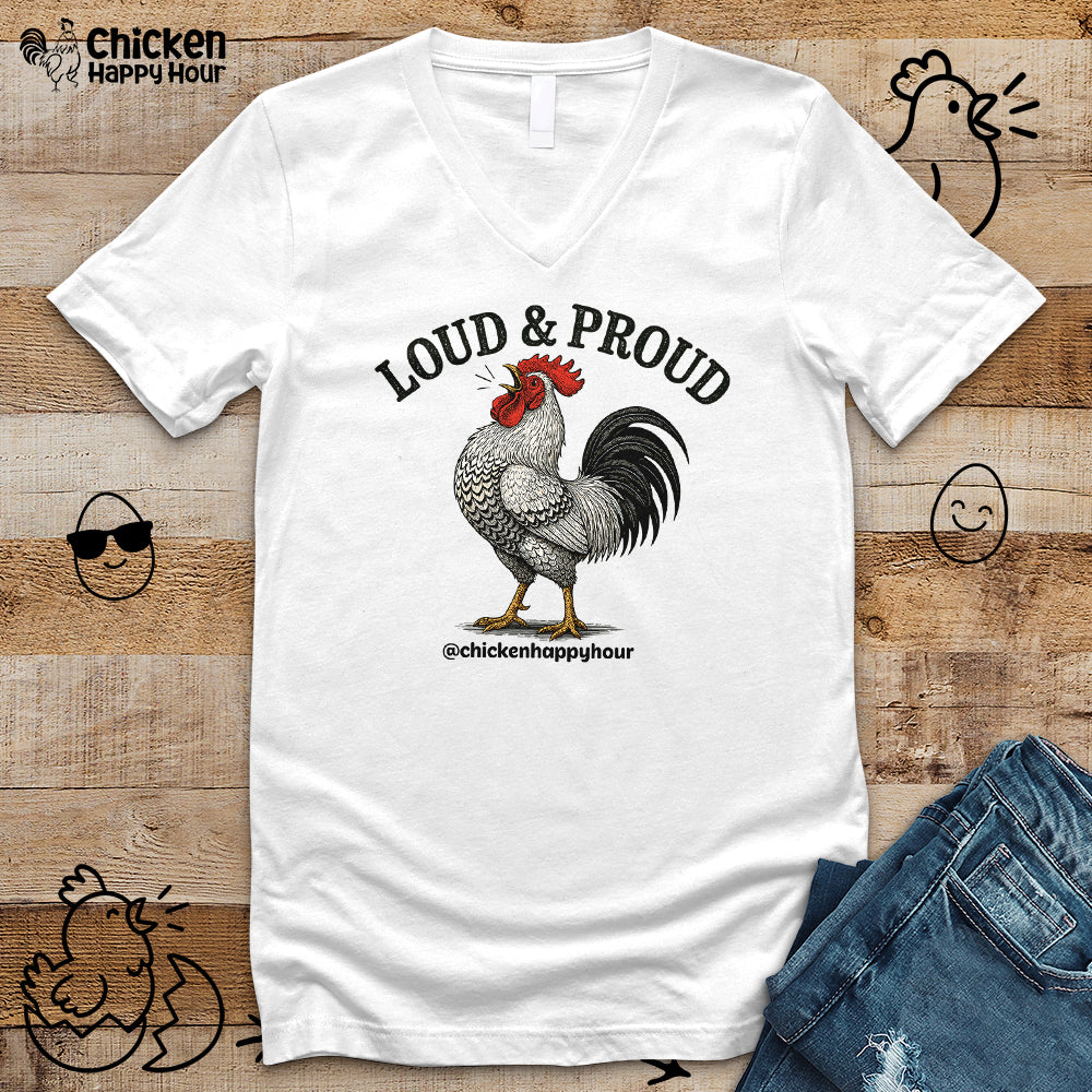 Loud & Proud V-Neck Tee