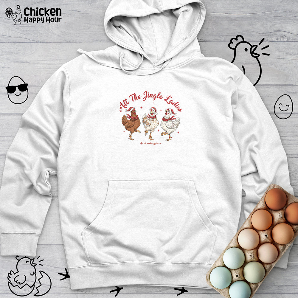 All the Jingle Ladies Hooded Sweatshirt