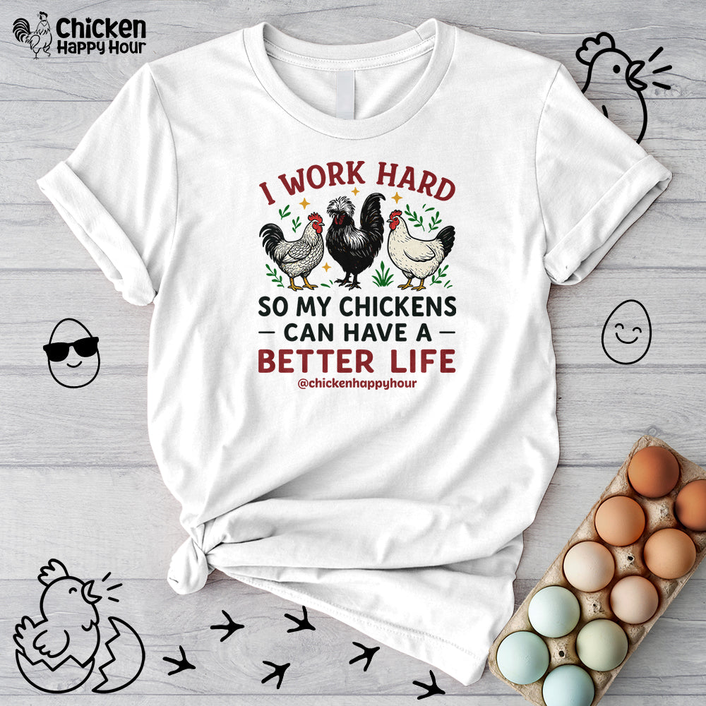 I Work Hard Unisex Tee