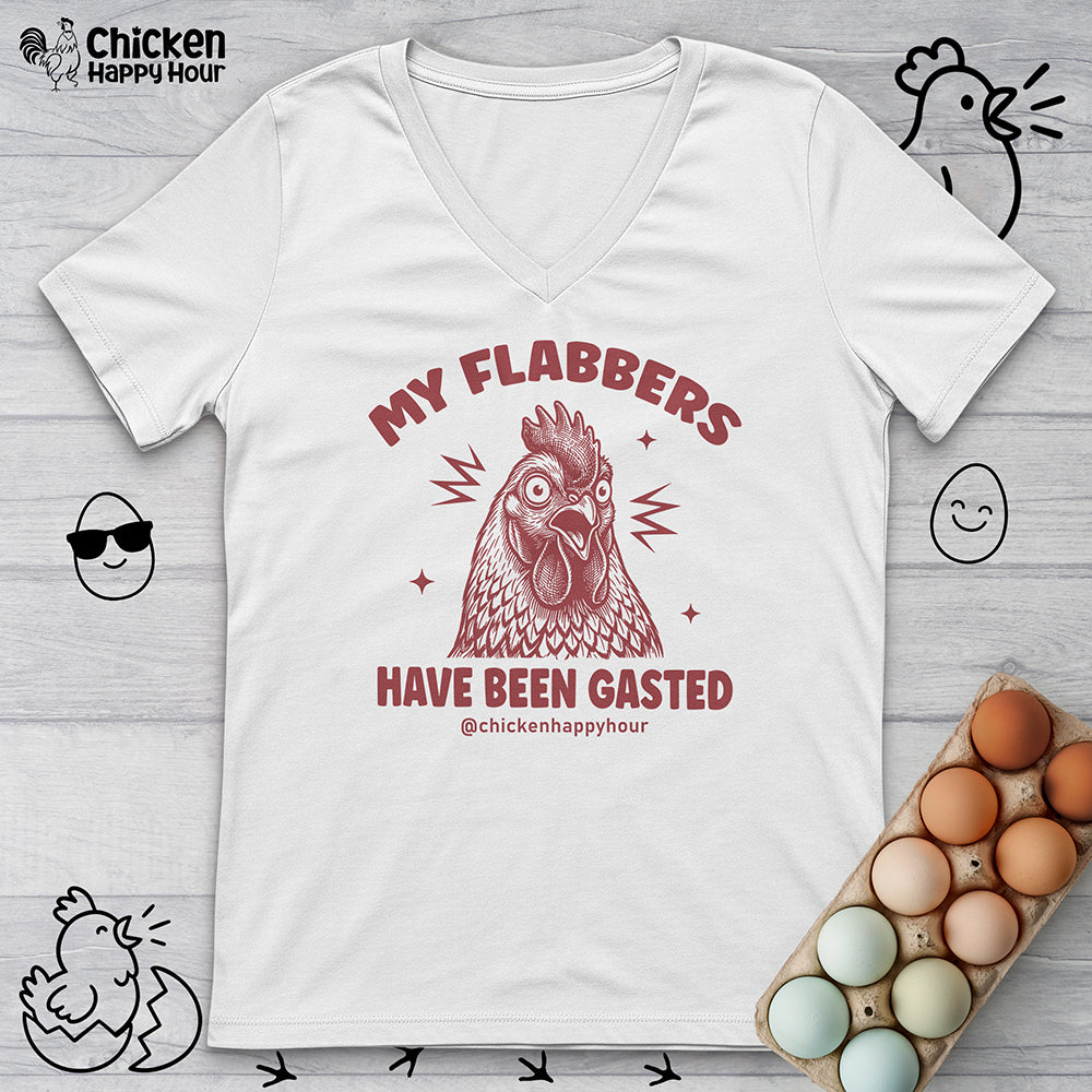 My Flabbers Have Been Gasted V-Neck Tee