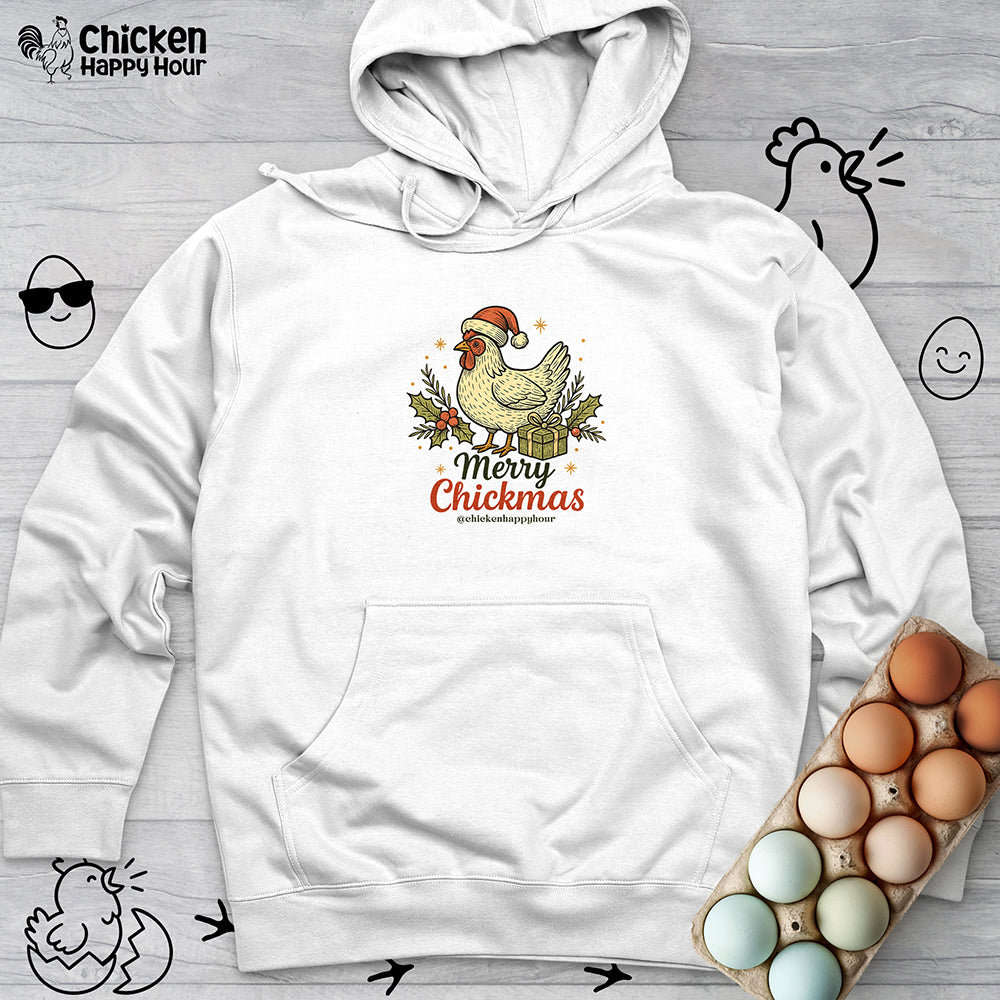 Merry Chickmas Hooded Sweatshirt