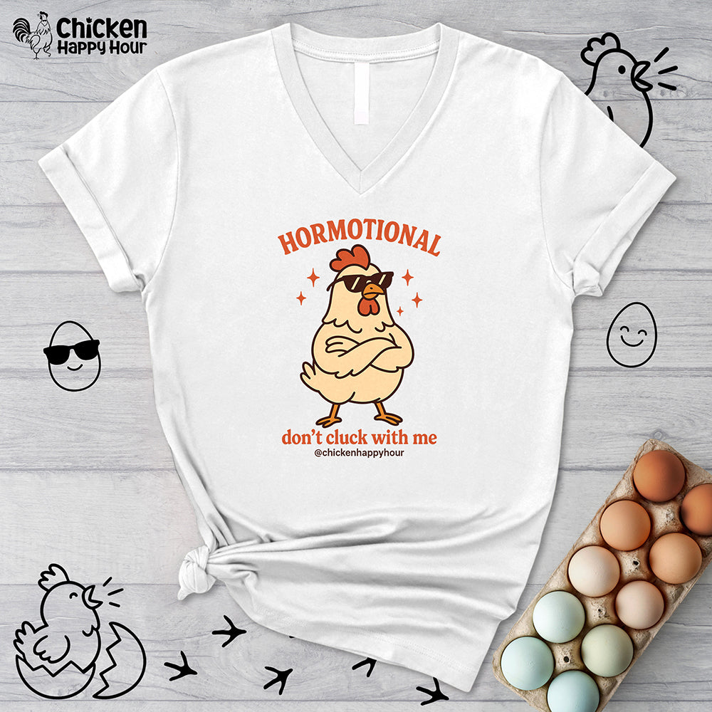 Hormotional V-Neck Tee
