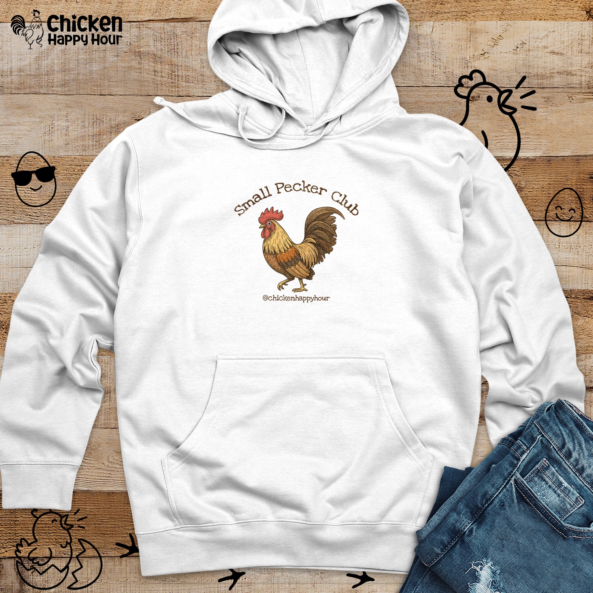 Small Pecker Club Hooded Sweatshirt