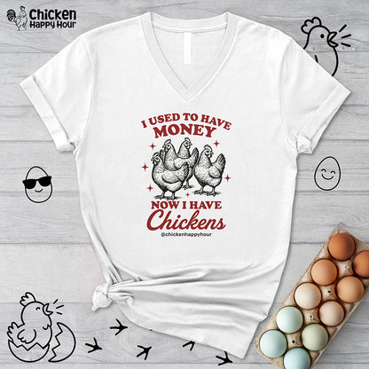I Used to Have Money V-Neck Tee