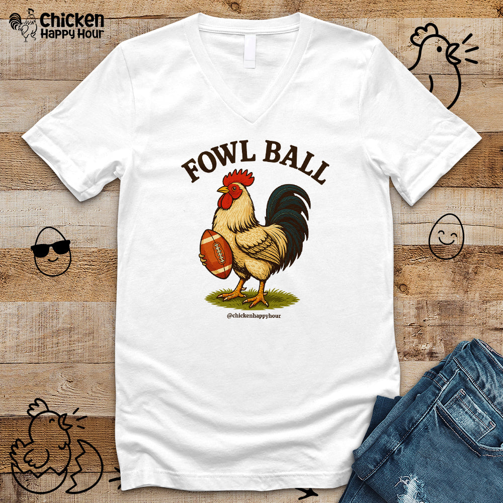 Fowl Ball V-Neck Tee