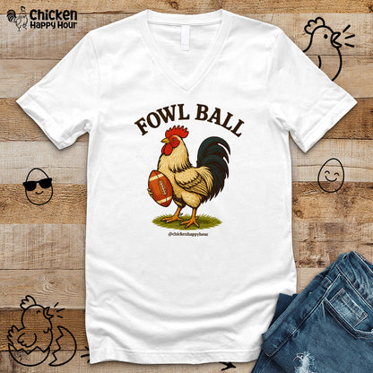 Fowl Ball V-Neck Tee