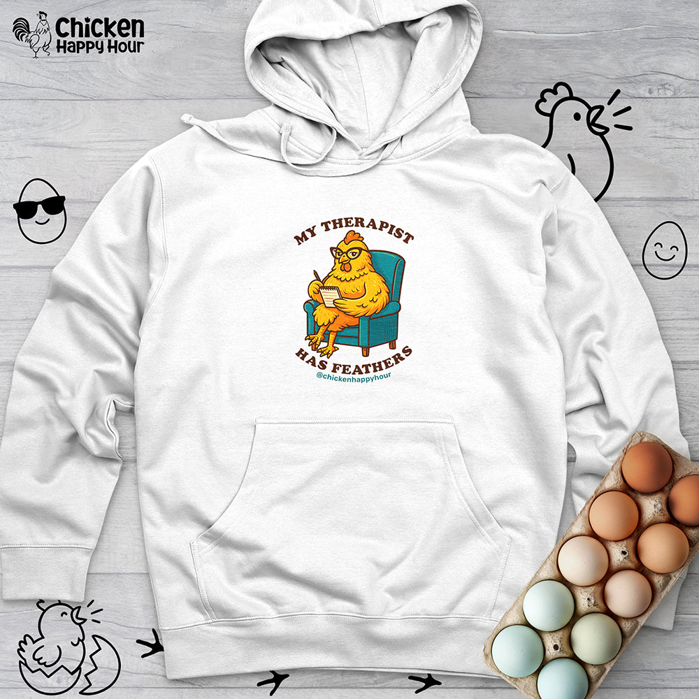 Therapist Chicken Hooded Sweatshirt
