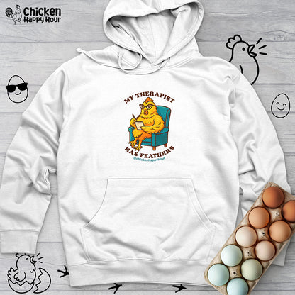 Therapist Chicken Hooded Sweatshirt
