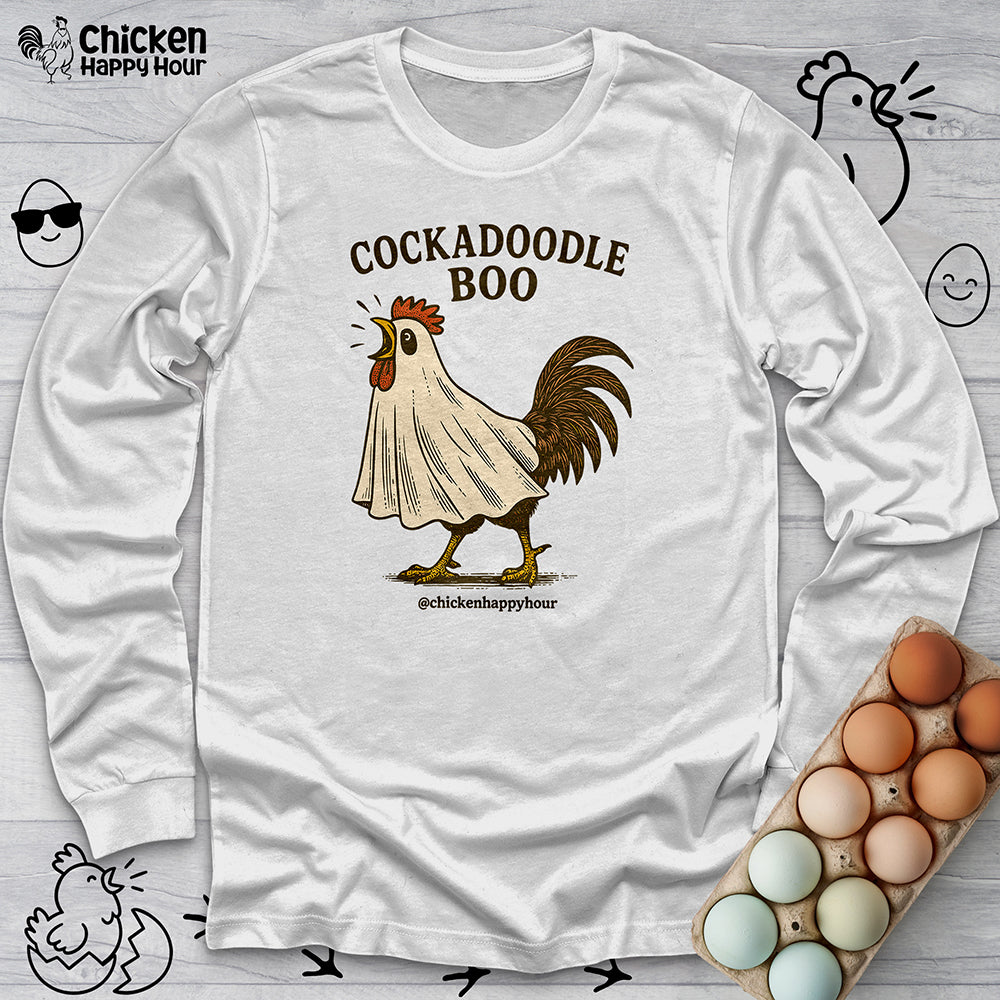 Cockadoodle BOO Long Sleeve Tee