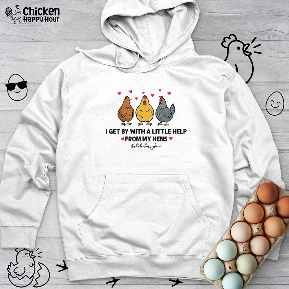 I Get by With a Little Help Hooded Sweatshirt