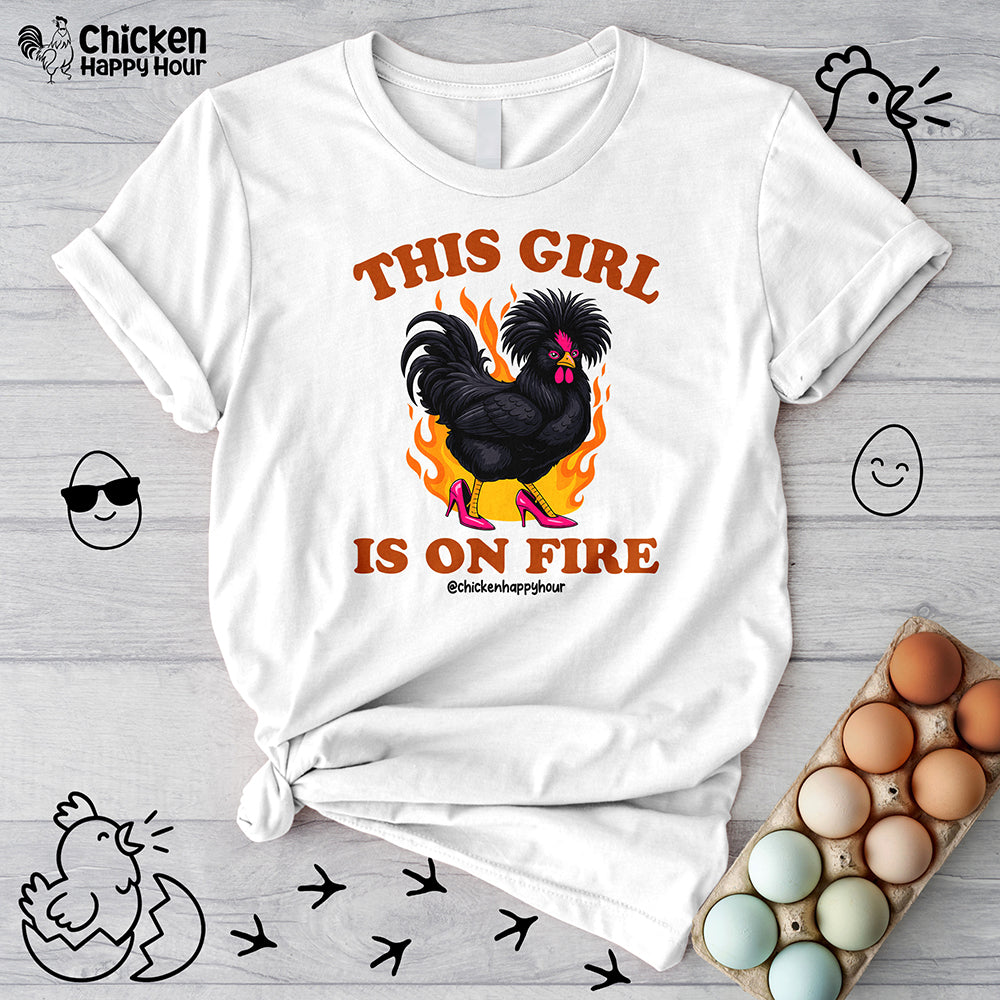 This Girl Is on Fire Unisex Tee